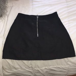 H&M velvet skirt